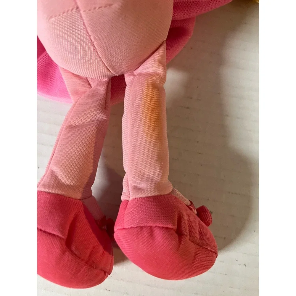 Sesame Street Zoe Plush Ballerina Kids 11 Inch Yellow Pink‎ Tutu Monster Toy